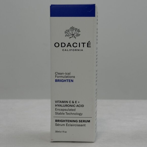 Odacité Brightening Serum Vitamin C & E Hyaluronic Acid Anti-Aging 30ml Vegan - Picture 2 of 9